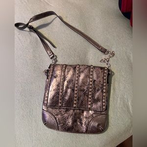 Silver Crossbody Purse